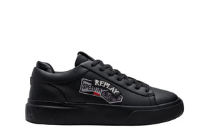 Replay Sneaker Mens NOTTING BADGES - Black
