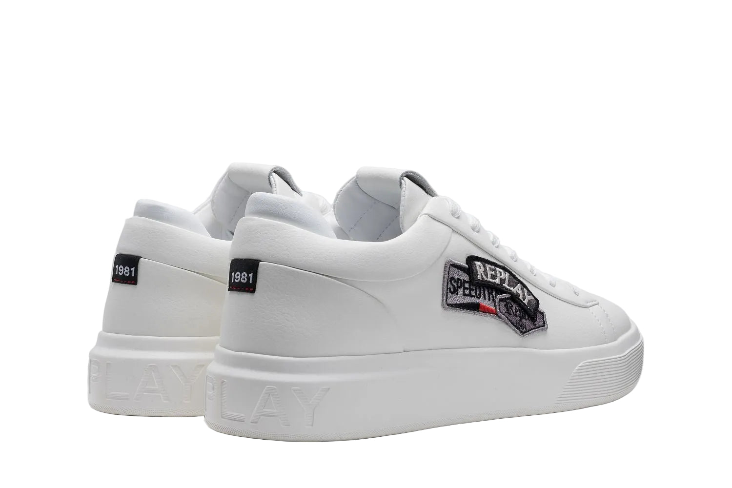 Replay Sneaker Mens NOTTING BADGES - White