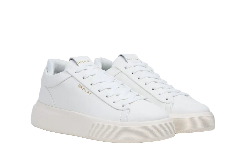 Replay Sneaker Mens NOTTING DOUBLE REPLAY SHOE - White
