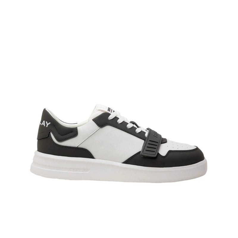 Replay - University M Velcro Sneaker White Grey