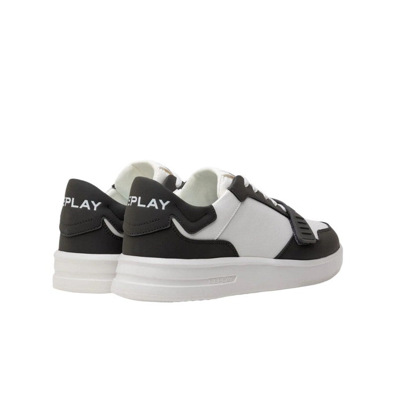 Replay - University M Velcro Sneaker White Grey