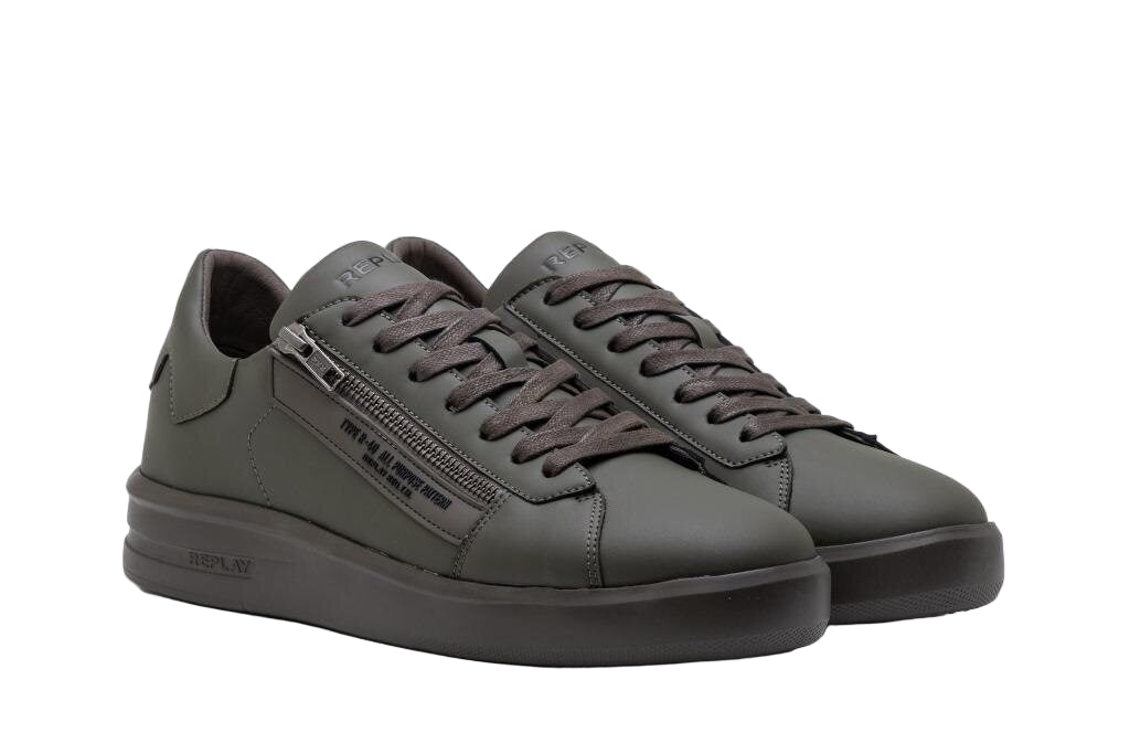 Reply University M Zip T - Military Green