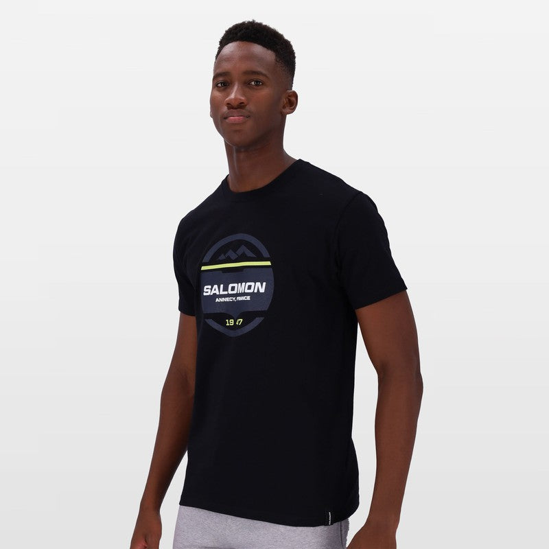 Salomon - Gripped Short Sleeve T-Shirt SML 8945 Black