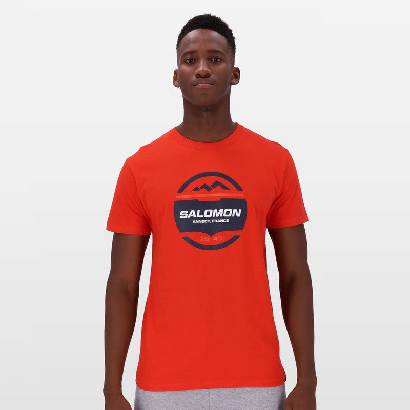 Salomon - Gripped Short Sleeve T-Shirt SML 8945 Fiery Red