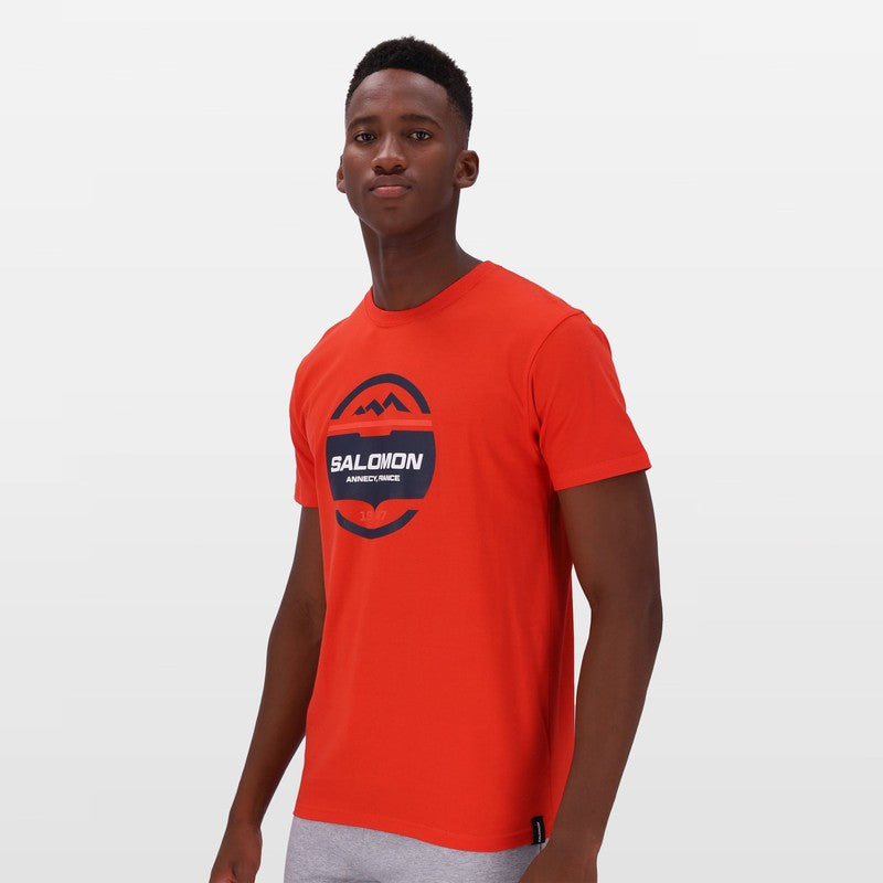 Salomon - Gripped Short Sleeve T-Shirt SML 8945 Fiery Red