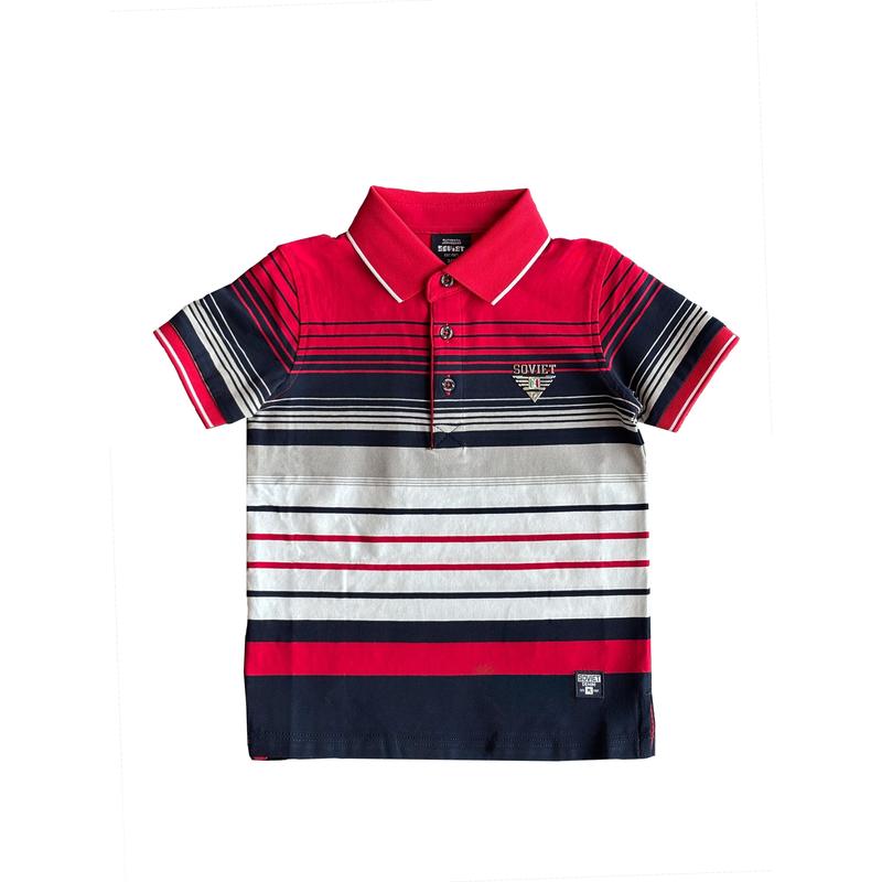 Soviet Aspra Boys Casual T-shirt - Red