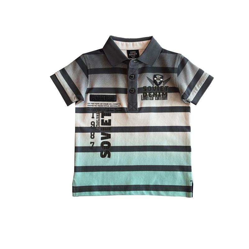 Soviet Charger Boys Casual T-shirt - Blue