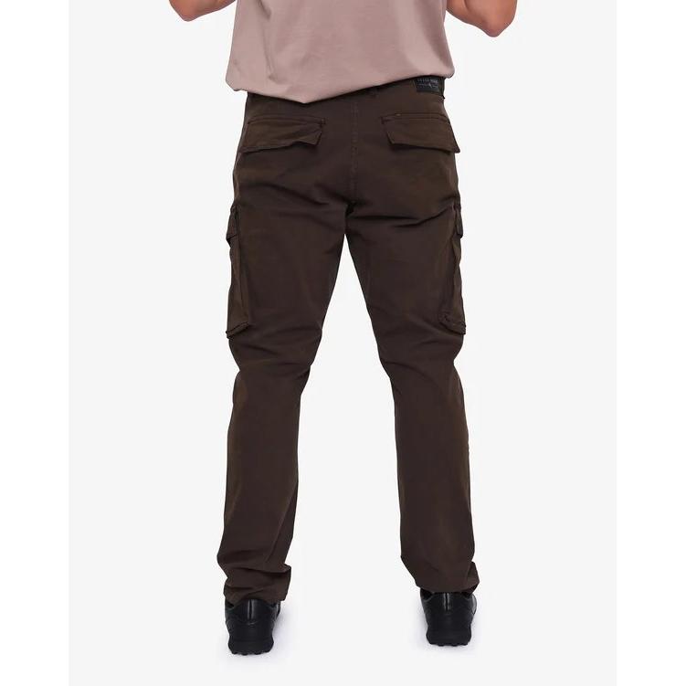 Soviet Mens Lotto Utility Cargo Pants - Chocolate