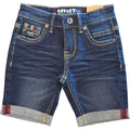 Soviet Radiate Boys Short - Dark Indigo