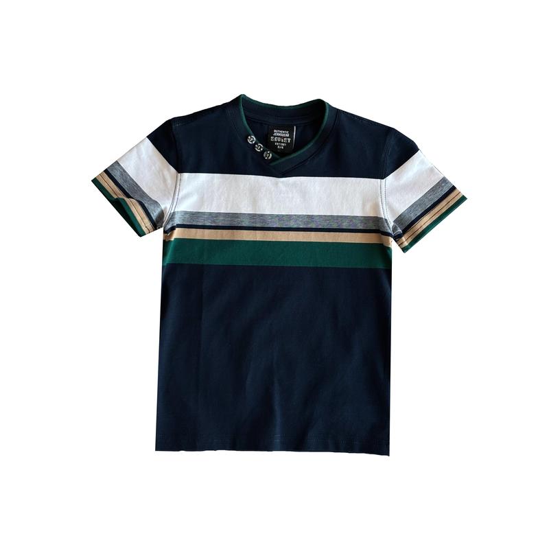Soviet Snapper Boys Casual T-shirt - Navy