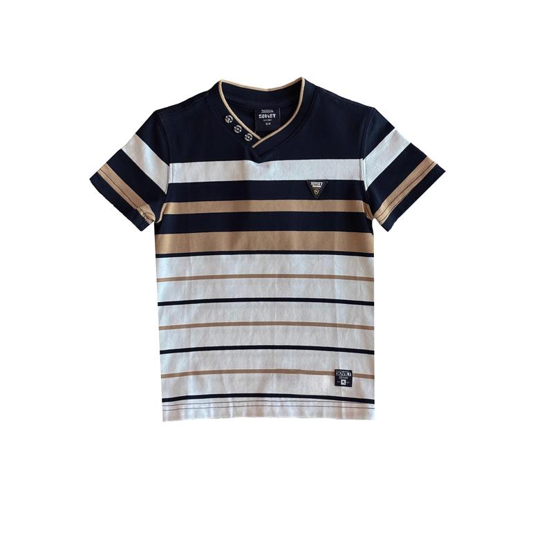 Soviet Wells Boys Casual T-shirt - Navy