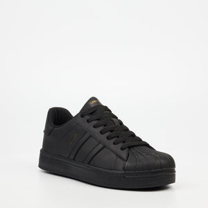 Urban Art Andi 1 Faux Nubuck Mens Shoes – Black