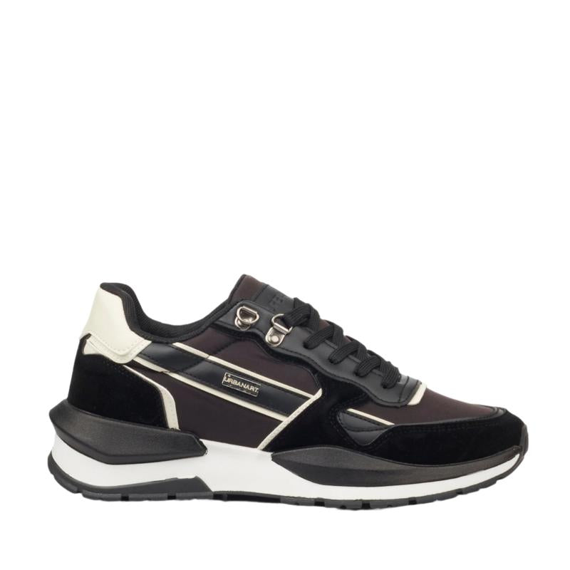 Urban Art Athene 1 Faux Nubuck/Nylon Sneaker - Black