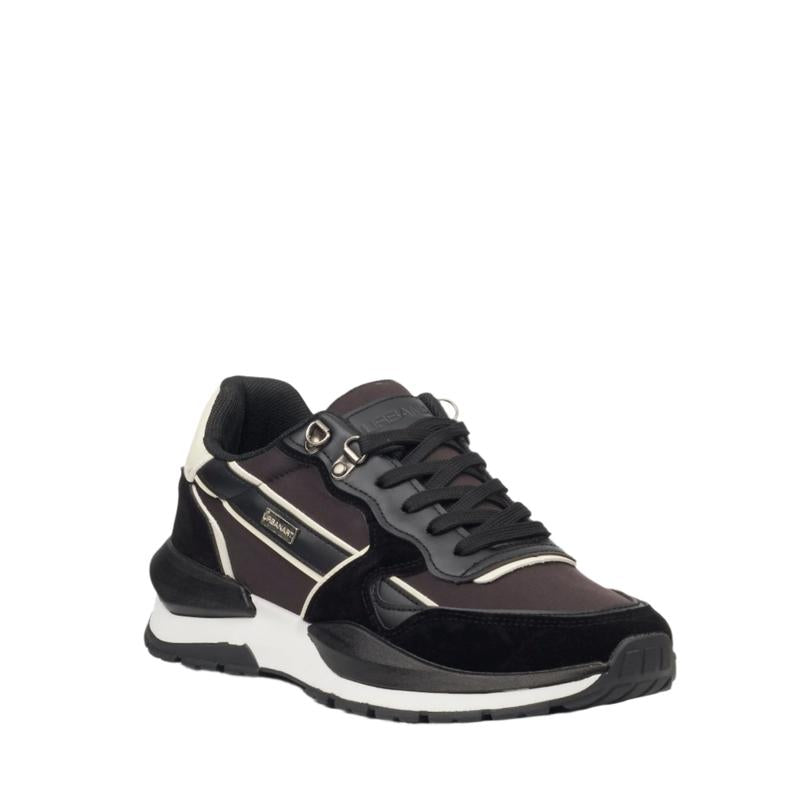 Urban Art Athene 1 Faux Nubuck/Nylon Sneaker - Black