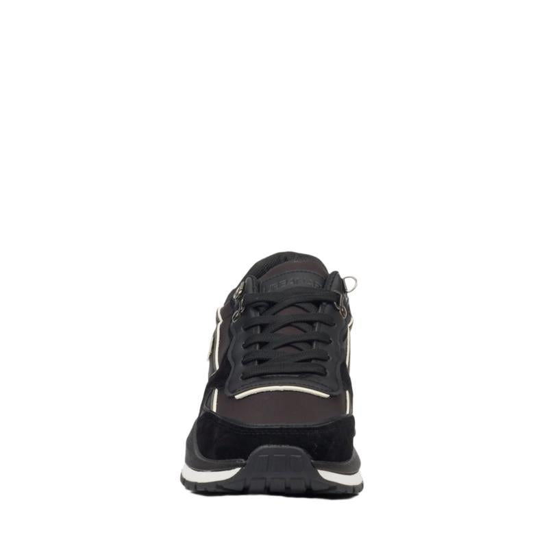 Urban Art Athene 1 Faux Nubuck/Nylon Sneaker - Black