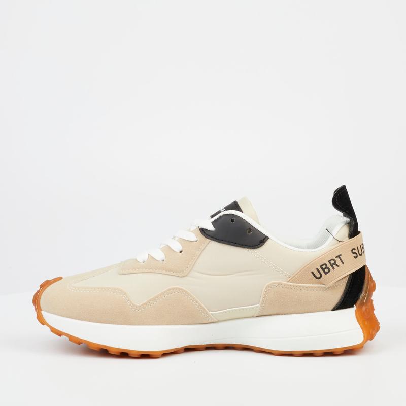 Urban Art Bellay 1 Faux Wax Faux Suede Mens Shoes – Beige