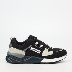 Urban Art Brazza 1 Faux Nubuck Sneaker Mens Shoes - Black