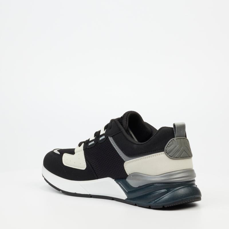 Urban Art Brazza 1 Faux Nubuck Sneaker Mens Shoes - Black