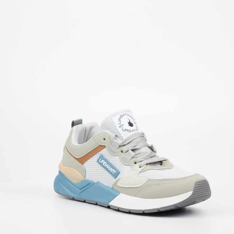 Urban Art Brazza 1 Faux Nubuck Sneaker Mens Shoes - Grey