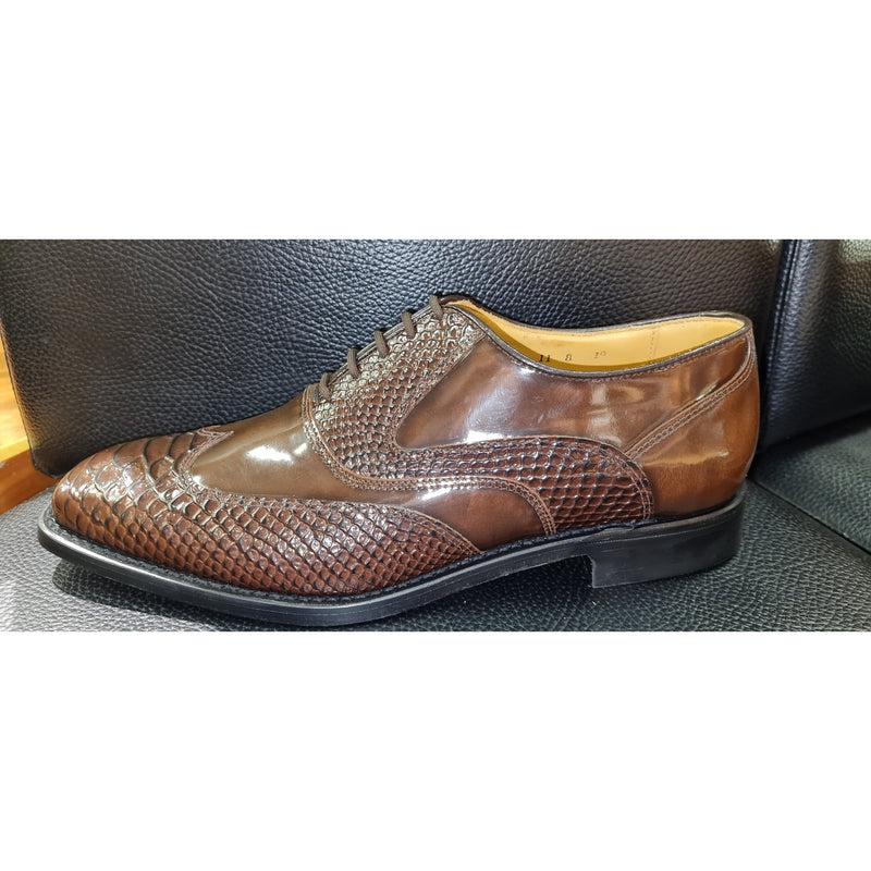 Johnston & Murpy Walnut Leather Shoe