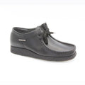 Grasshopper Mens Softee Black Lace up Moccasin