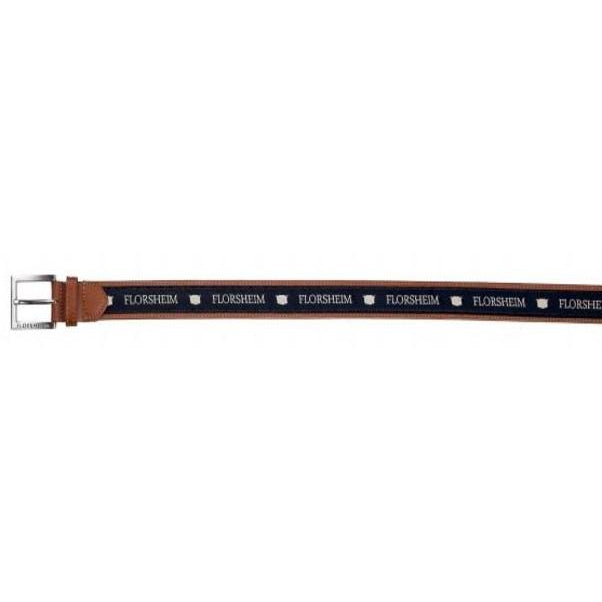 Florsheim Embroidered belt - Tan