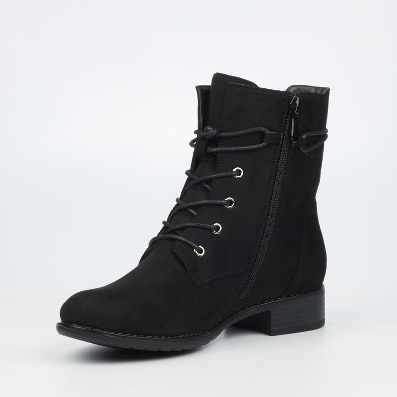 Butterfly Lace-up Ankle Boots