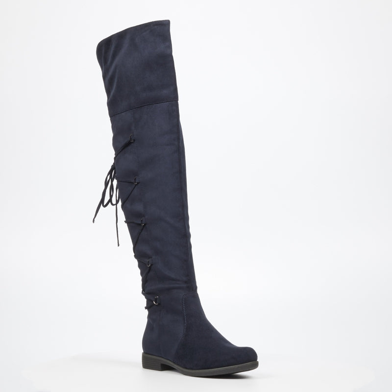 Miss Black knee length Boots