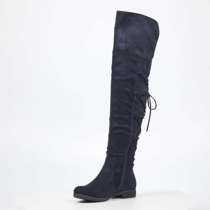 Miss Black knee length Boots