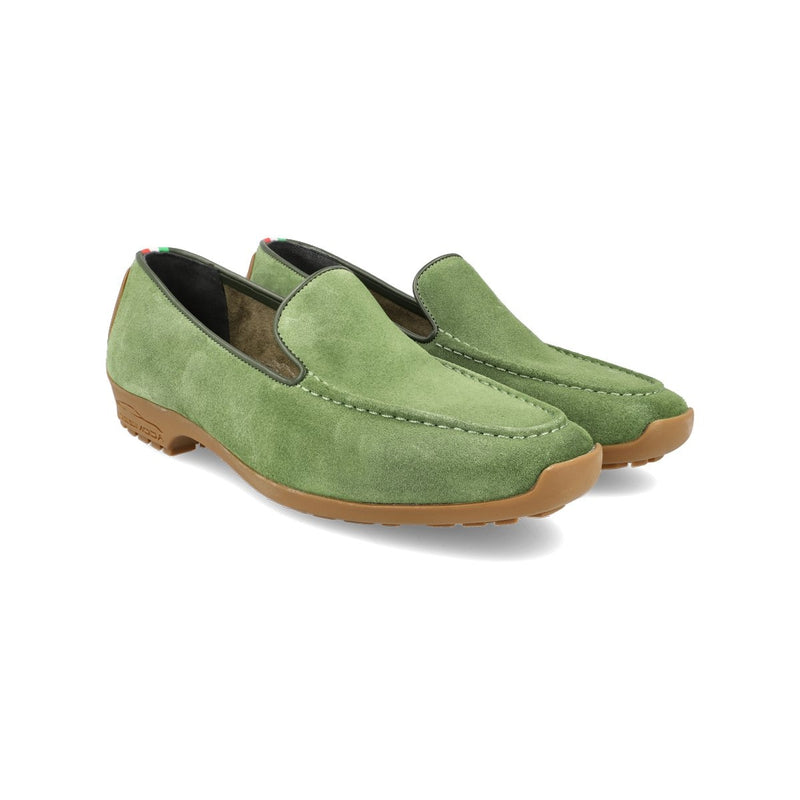 RossiModa Green Slip-on Shoe