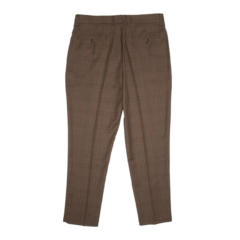 Jonathan D Mason Check Trousers - Cinnamon