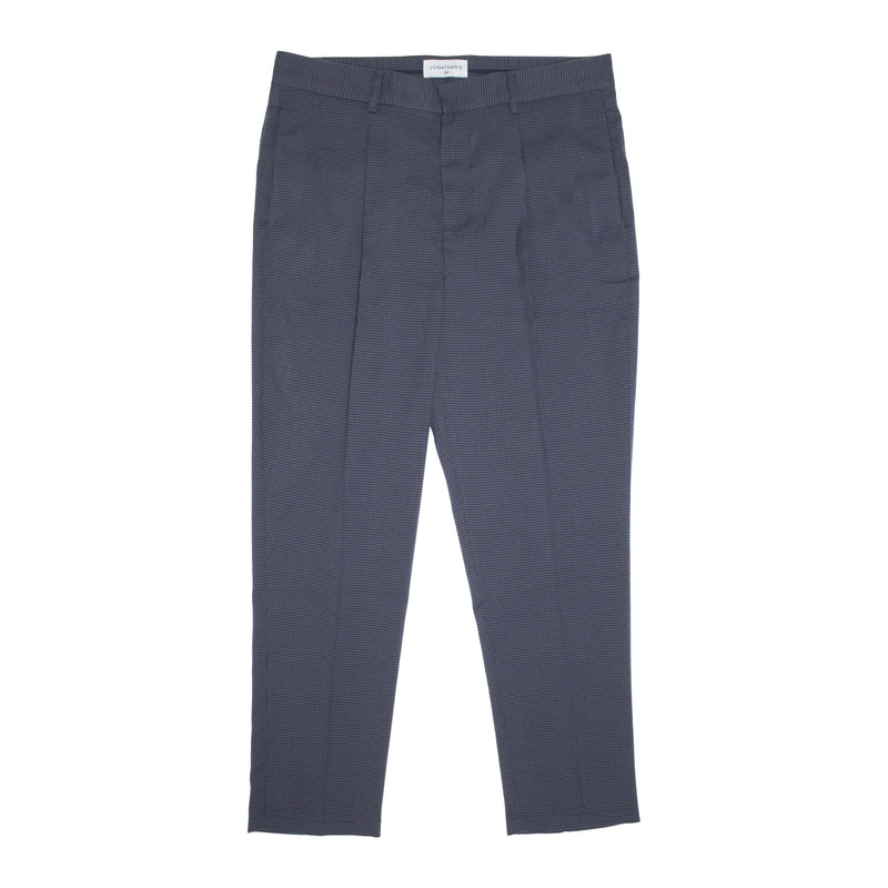 Jonathan D Joey Check Trousers - Oxford Blue