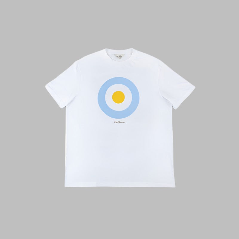 Ben Sherman Target T-Shirt -Ivory Blue