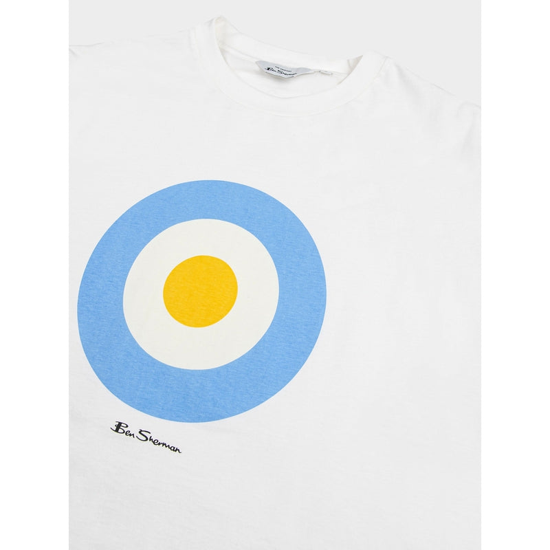 Ben Sherman Target T-Shirt -Ivory Blue