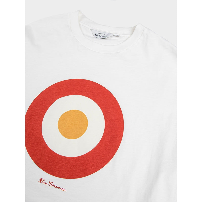 Ben Sherman Target T-Shirt -Ivory Red