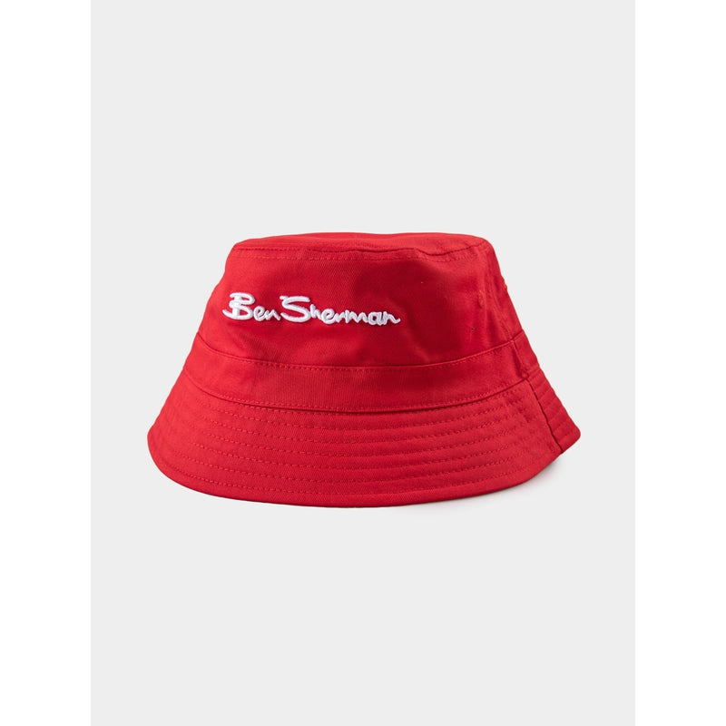 Mens Ben Sherman Bucket hat -Red