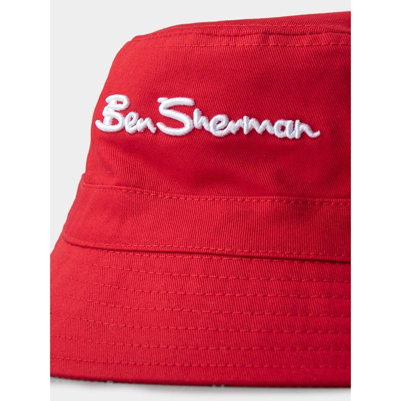 Mens Ben Sherman Bucket hat -Red – Orkini Clothing