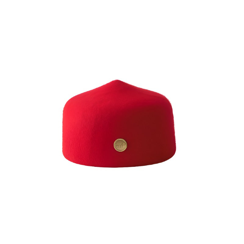 Simon And Mary Fez Hat - Red