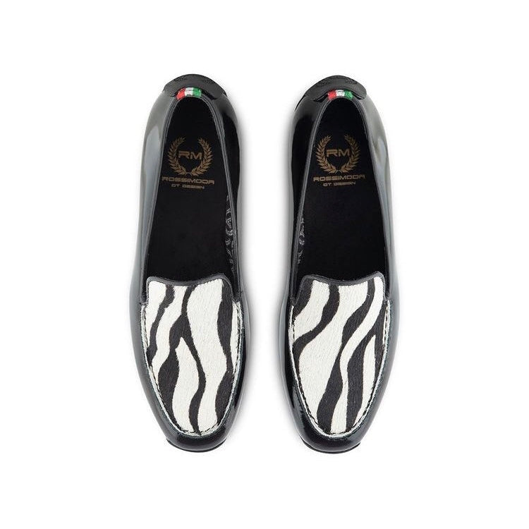 Rossimoda GT900 Patent Zebra - Black