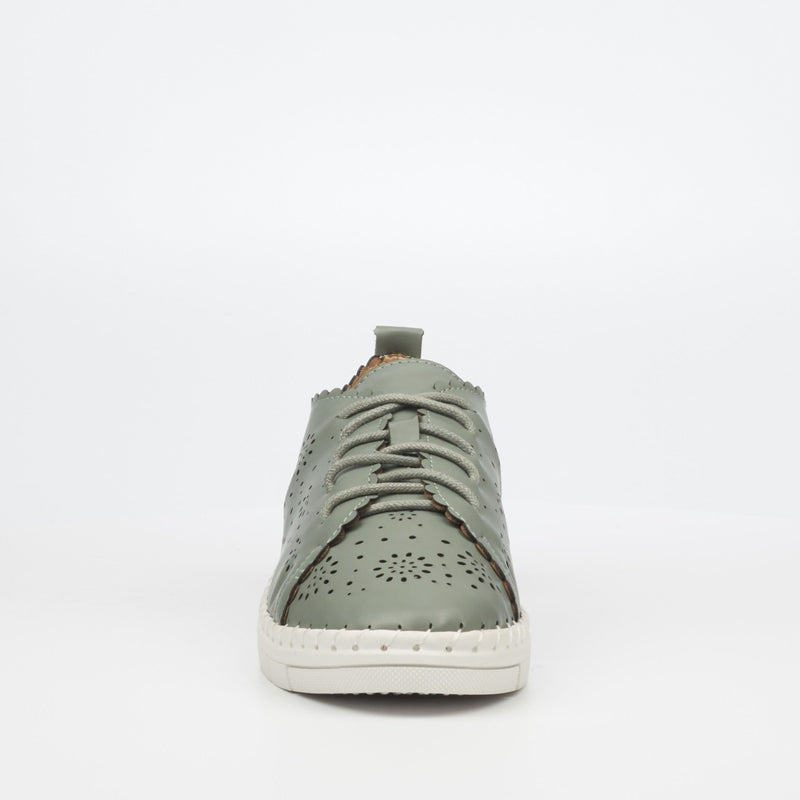 Butterfly Lace-up Sneaker - Olive
