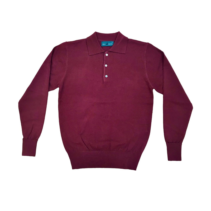 New Gents Mens Jersey -Wine