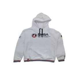 Alpha Nasa Retro Hoodie -White