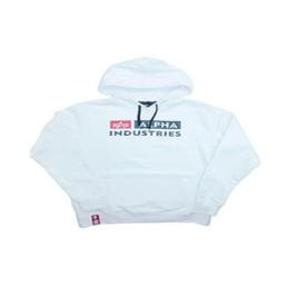 Alpha Logo Hoodie -White