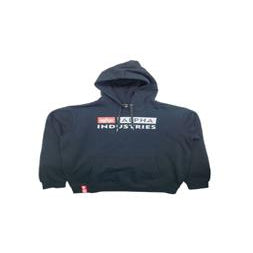 Alpha Logo Hoodie -Black